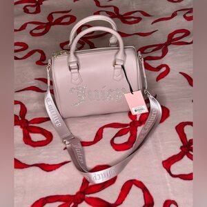 NWT Juicy Couture Dusty Rose Handbag with crossbody strap